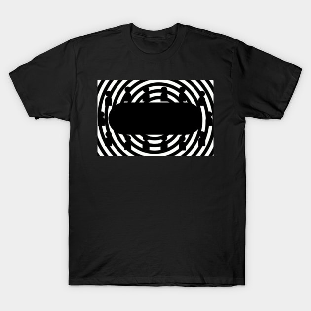 Conference Room Vertigo T-Shirt by NovaOven